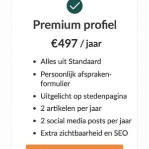 wordt beter gevonden met je praktijk met het premium profiel